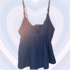 Dark blue Kendall & Kylie V-neck.